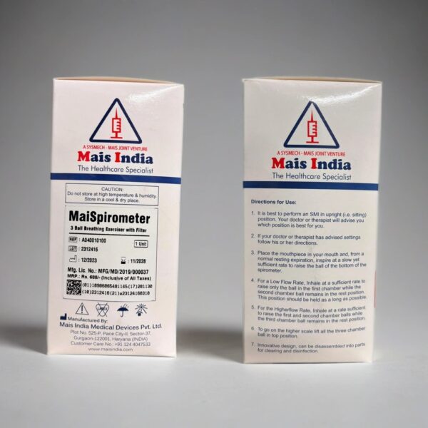 3 Ball Lung Exerciser (Spirometer) – Maispirometer by MAIS India - Image 3